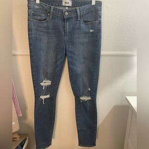 Paige skinny distressed Jean